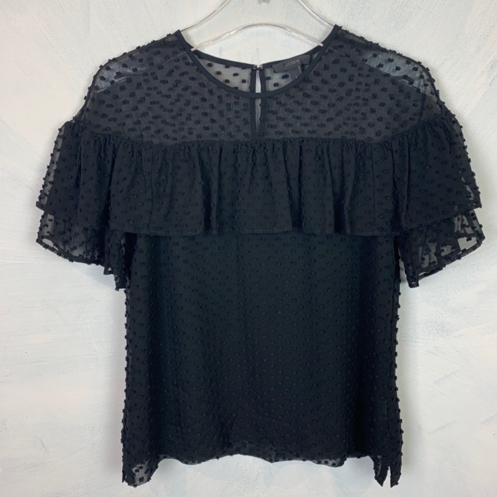J. Crew Edie Doen Top Swiss dot
